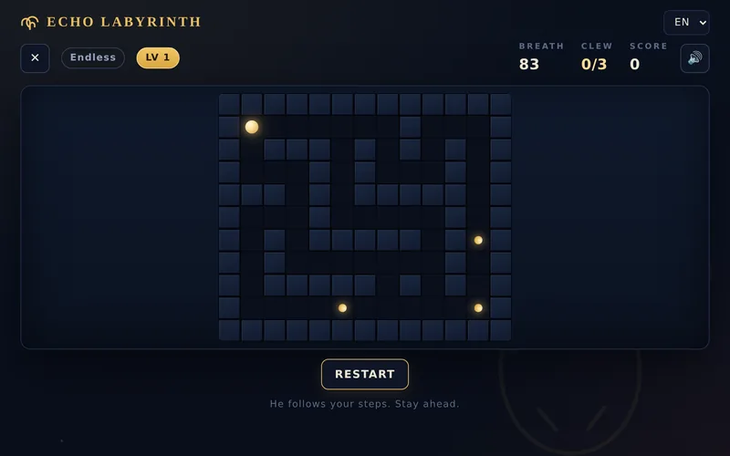 Echo Labyrinth — Hunted by Your Own Trail