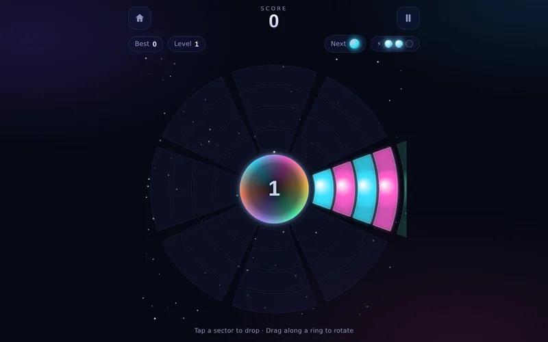 NOVA — Radial Gravity Puzzle