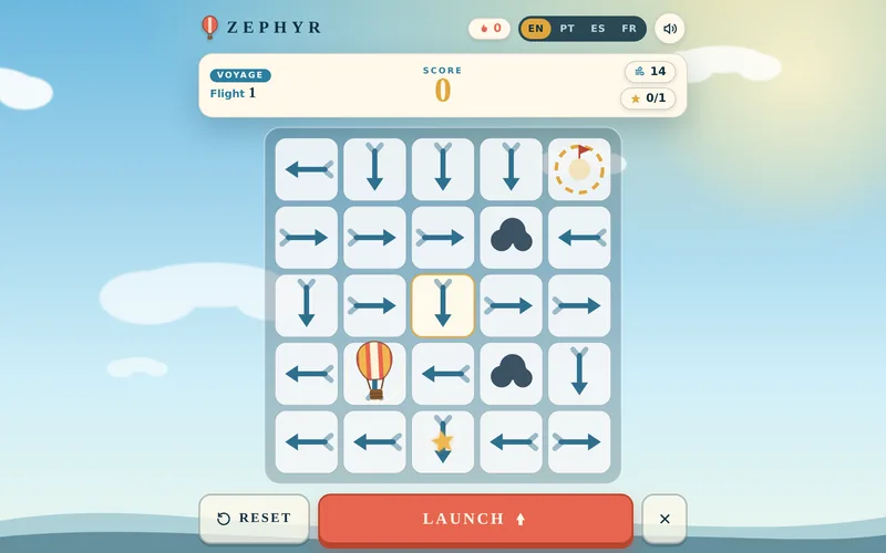 ZEPHYR — Hot-Air Balloon Wind Puzzle